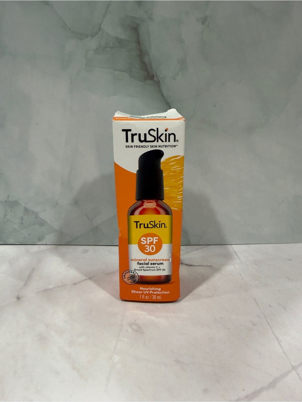 Skin TruSkin SPF 30 Mineral Facial Sunscreen Serum - Orange